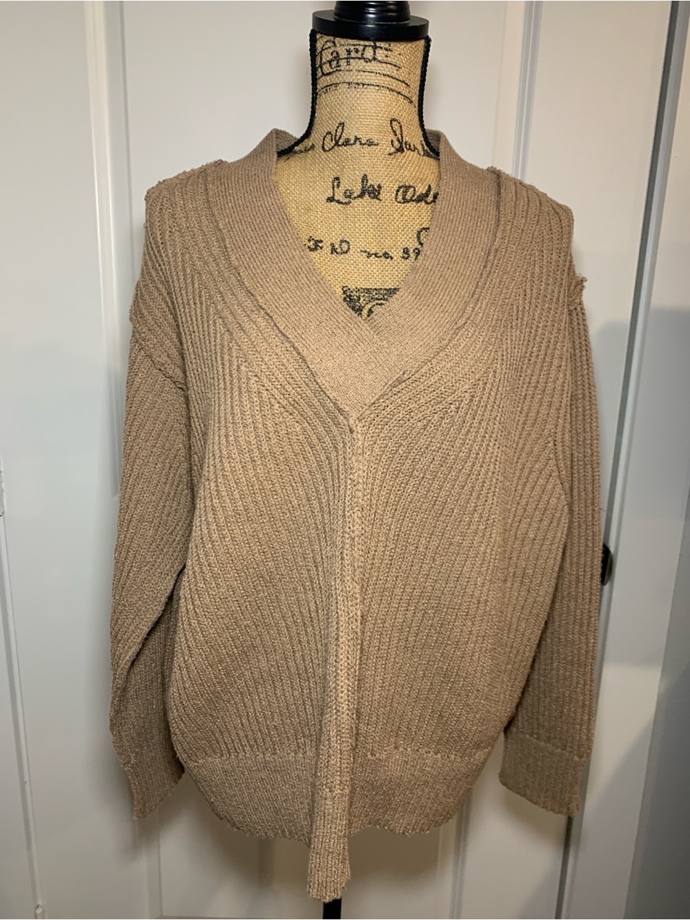 bluivy Brown Knit Sweater Size S/M